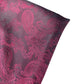 Two Tone Paisley Jacquard Lining - Pink/Black