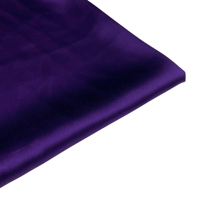 Mulberry Silk Charmeuse Satin - Royal Purple
