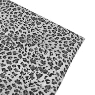 Lightweight Printed Cotton Cheetah - White/Black/Grey