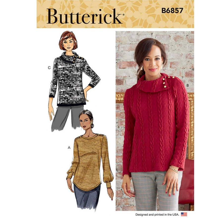 Butterick B6857 Top Sewing Pattern