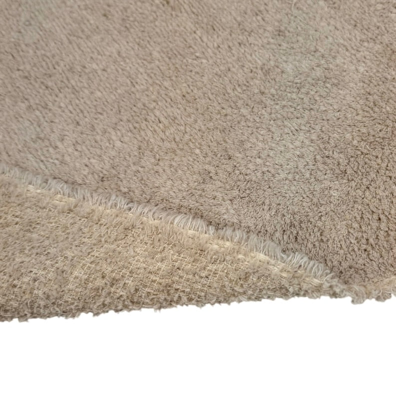 Minky Upholstery Remnant - Beige