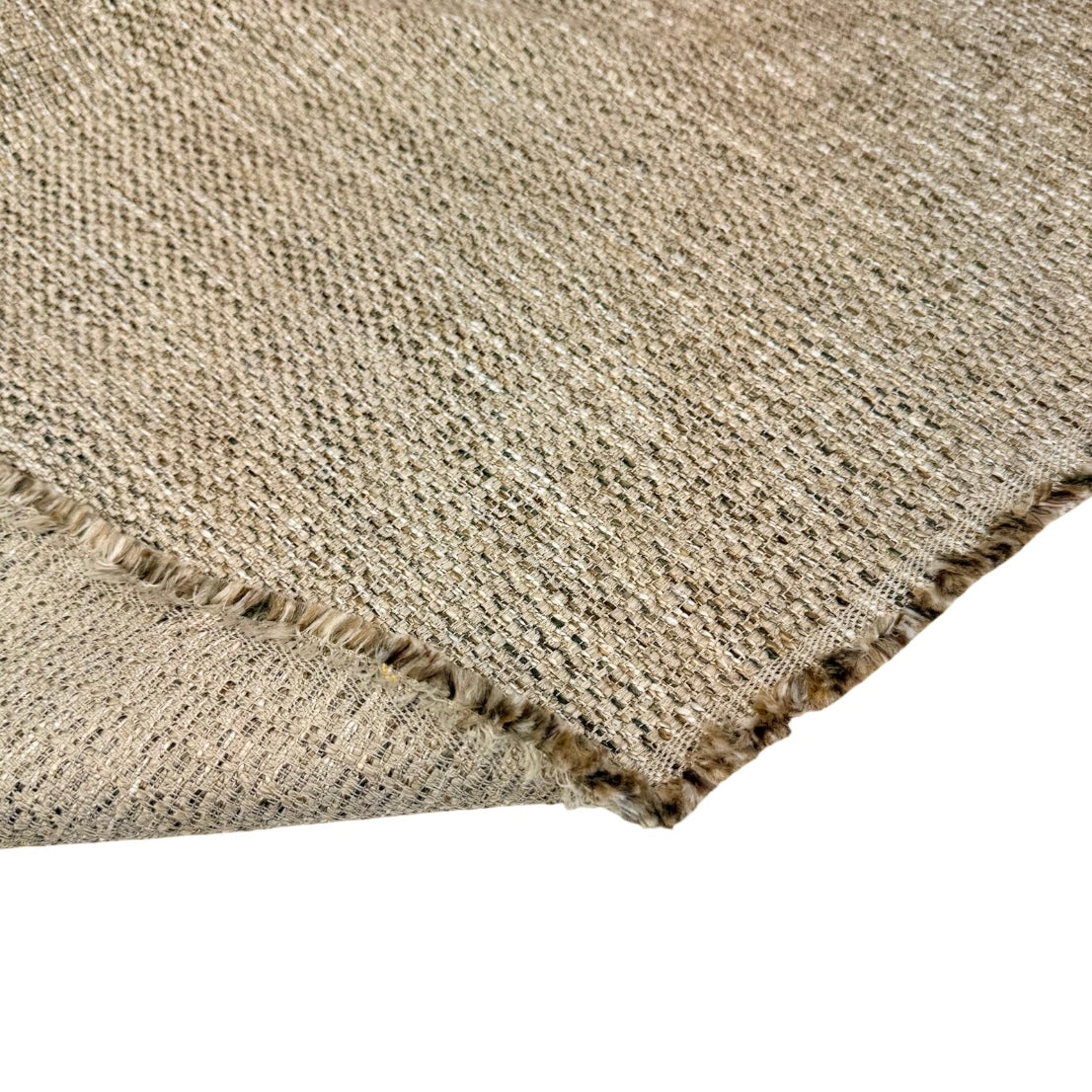 Woven Upholstery Remnant - Beige/Taupe/Ivory