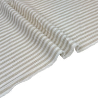 Striped Organic Cotton - Beige/White