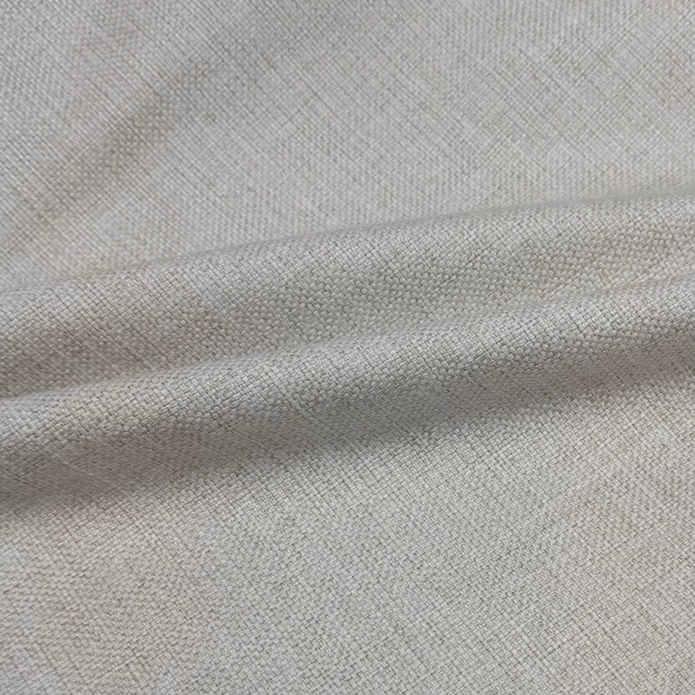 Woven Upholstery Remnant - Heathered Ivory