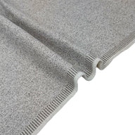 Woven Upholstery Remnant - White/Grey