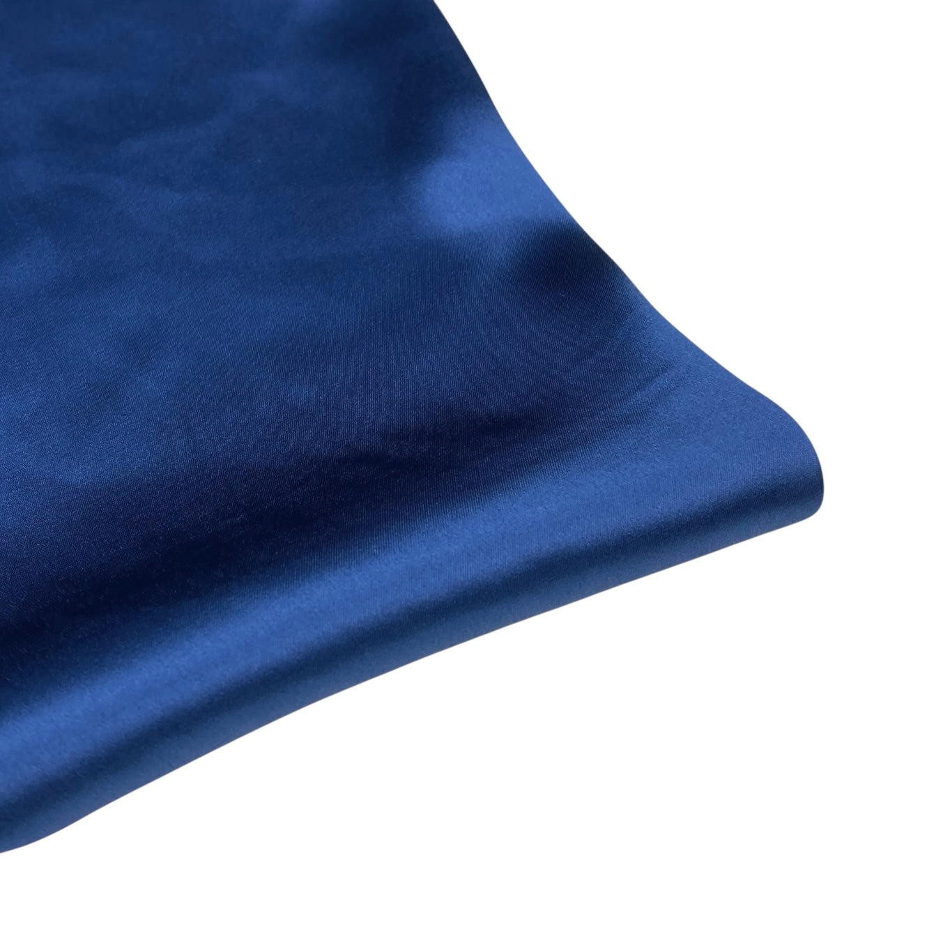 Mulberry Silk Charmeuse Satin - Brite Blue