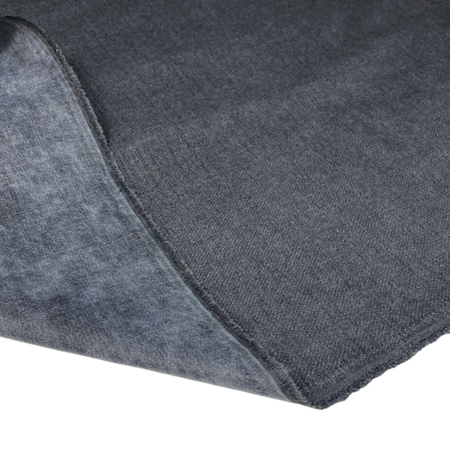 Chenille Upholstery Remnant  - Grey