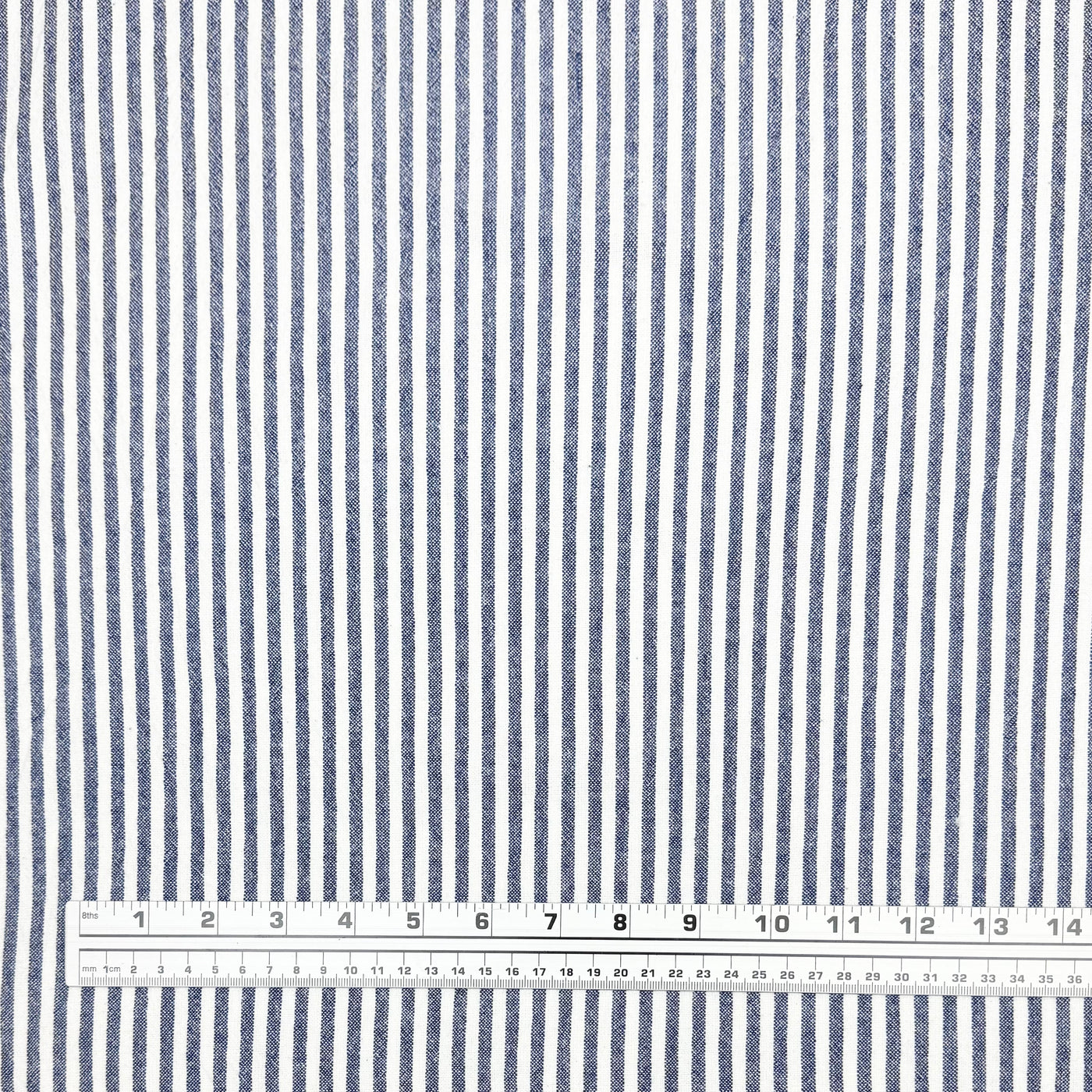Striped Organic Cotton - Navy/White