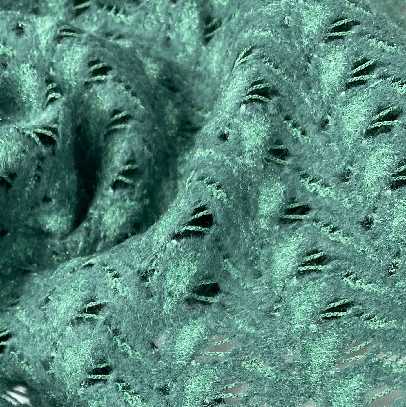 Crochet Lace - Remnant - Green