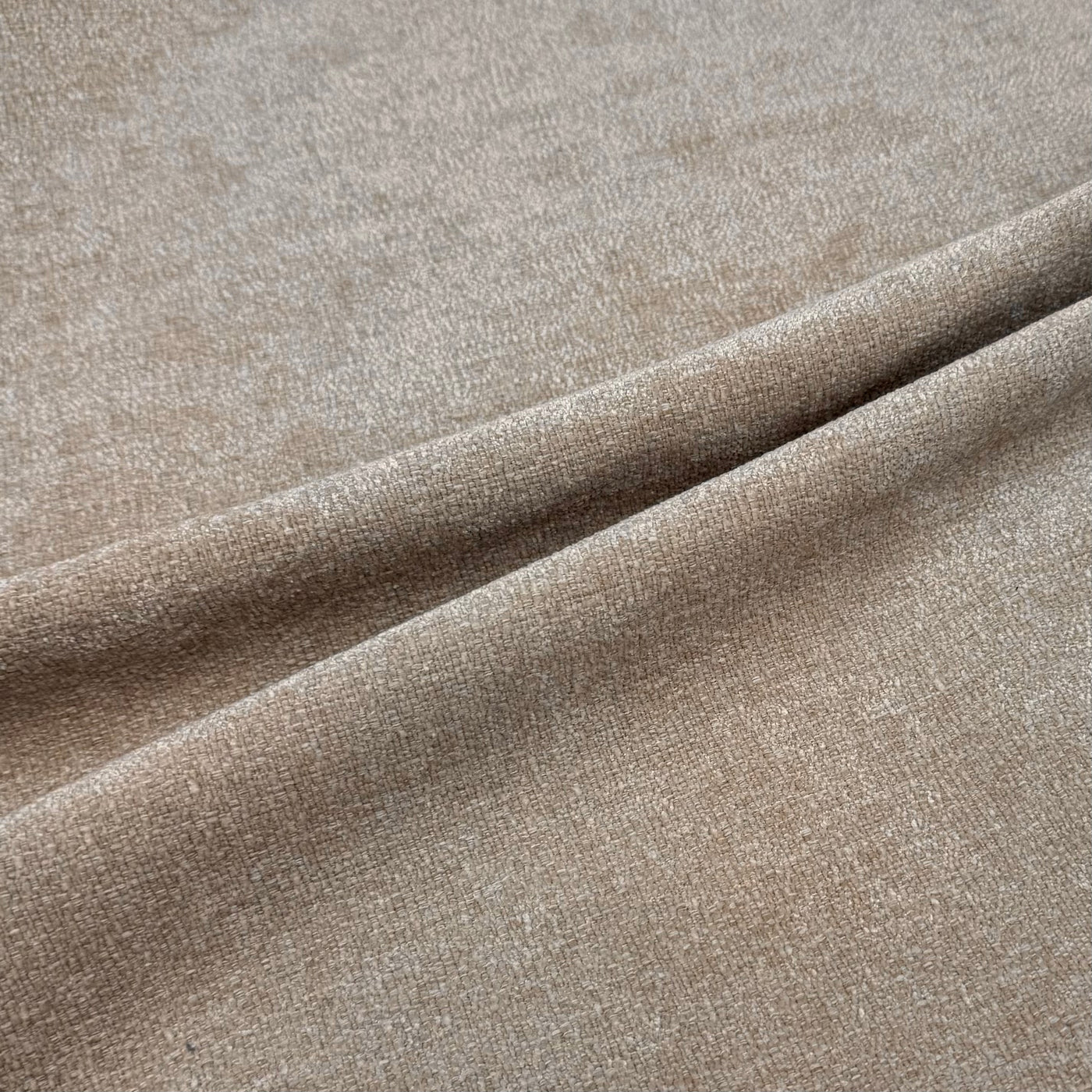 Chenille Upholstery Remnant - Sand