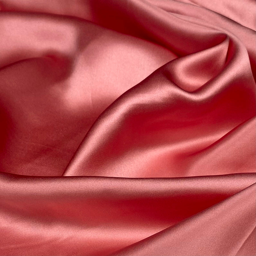 Mulberry Silk Charmeuse Satin - Old Rose