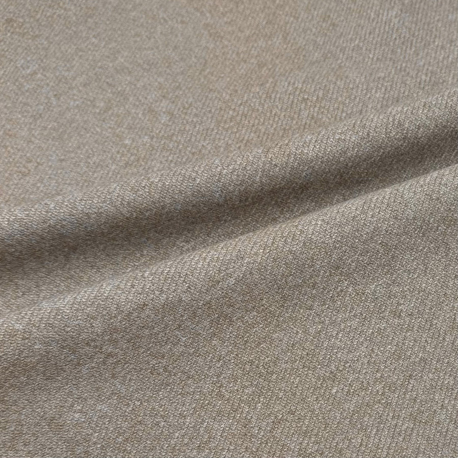 Polyester Diagonal Striped Upholstery Remnant - Greige