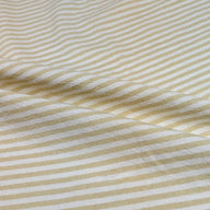 Striped Organic Cotton - Yellow/White