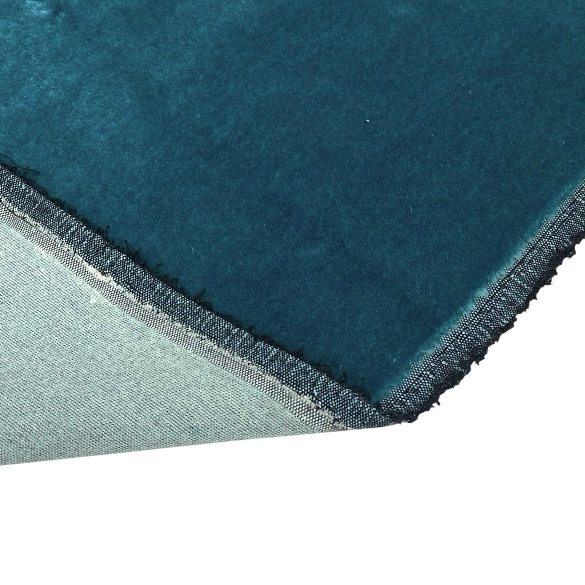 Mohair Velvet Upholstery Remnant - Deep Lagume