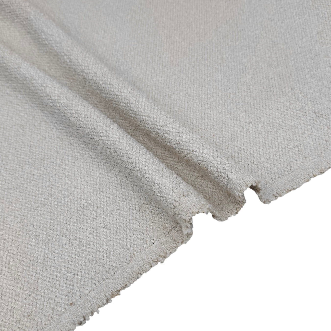 Boucle Upholstery Remnant  - Beige