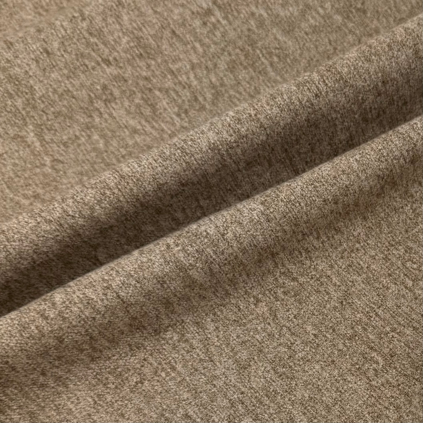 Woven Interfaced Upholstery Remnant - Heathered Beige
