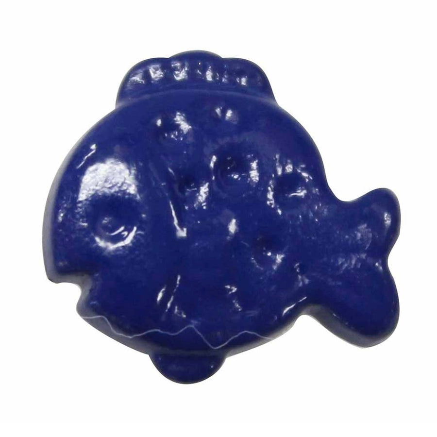 Novelty Shank Button - Fish - Navy - 18mm - 3 count