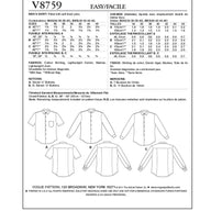 Vogue Men V8759 - Shirt Sewing Pattern