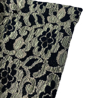 Floral Lace - Black/Beige