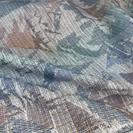 Patterned Upholstery Remnant - White/Pink/Blue/Green