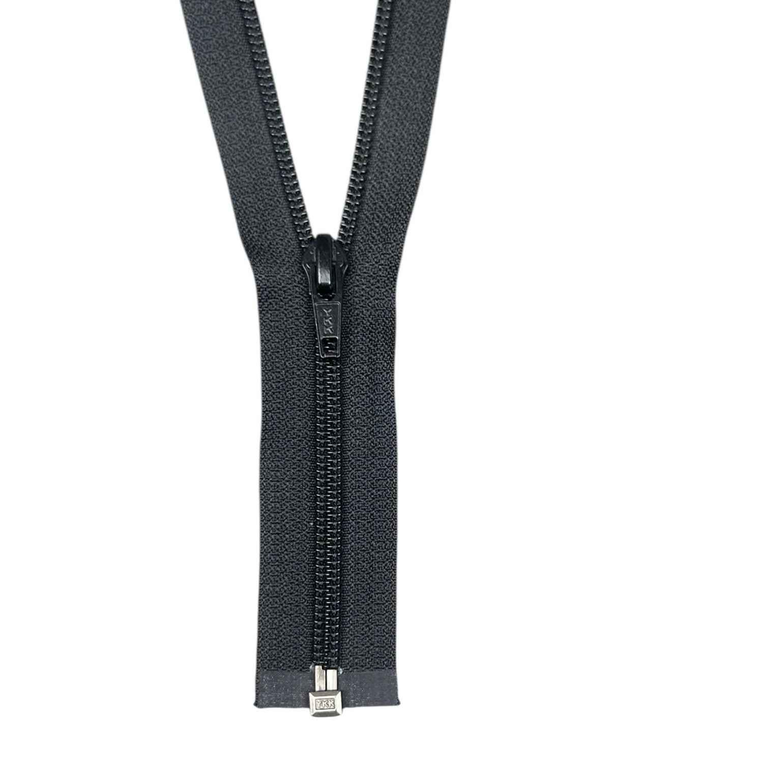 Coil One-Way Open End Zipper 18” - Black