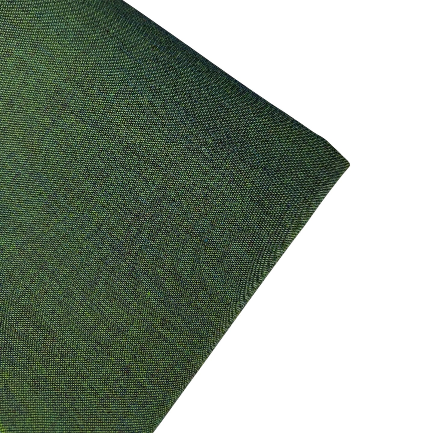 Woven Wool Nylon Blend Upholstery Remnant - Lime/Blue
