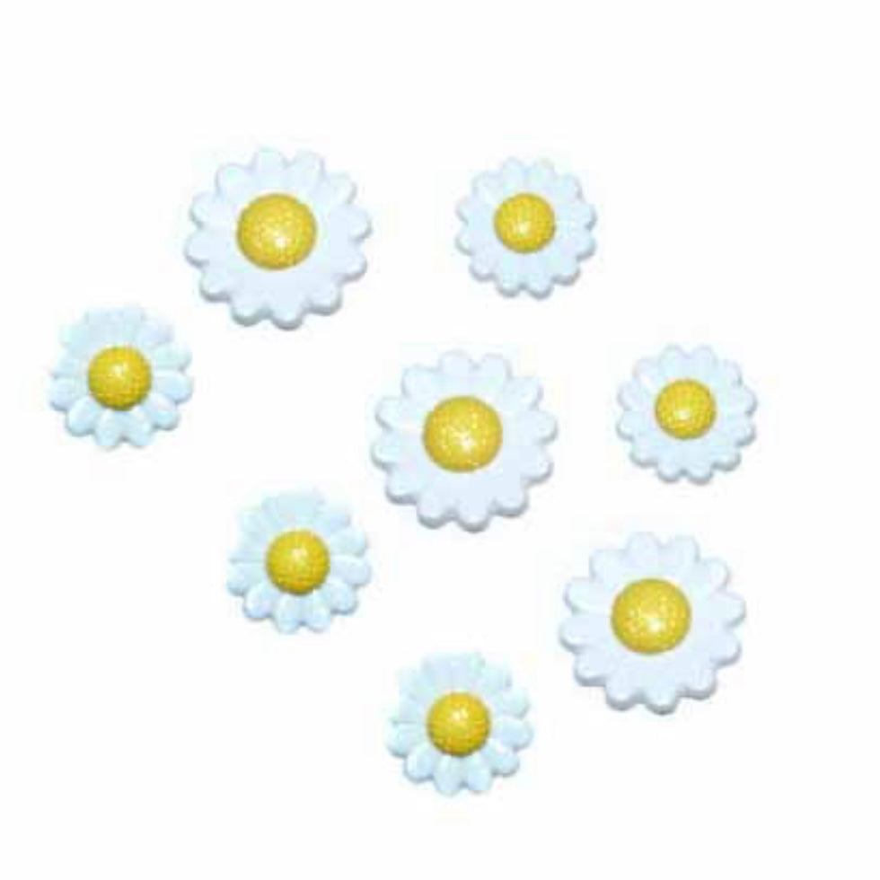 Daisy Novelty Shank Button 8 count