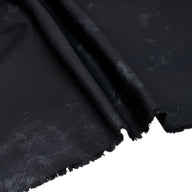 Distressed Coated Stretch Twill Canvas Charcoal