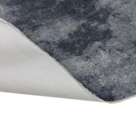 Distressed Coated Stretch Twill Canvas White