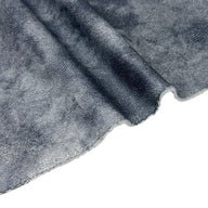 Distressed Coated Stretch Twill Canvas White