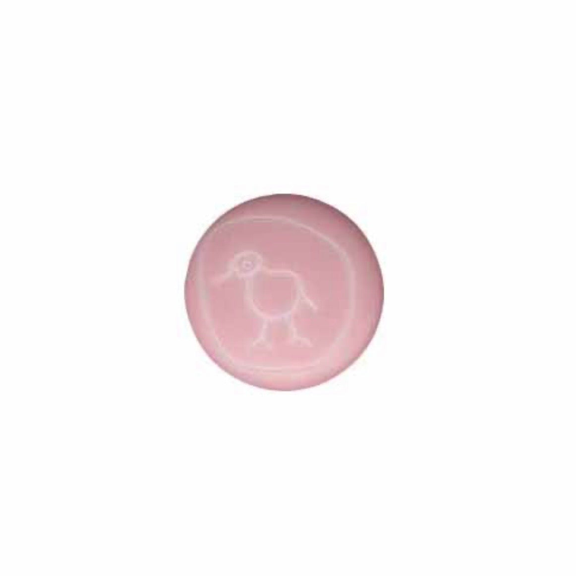 Duck Novelty Shank Button 14mm Pink 3 count