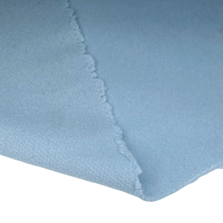 Wool Coating Remnant - Baby Blue