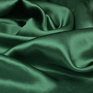 Mulberry Silk Charmeuse Satin - Emerald Green