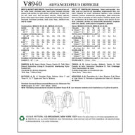 Vogue V8940 - Jacket Sewing Pattern