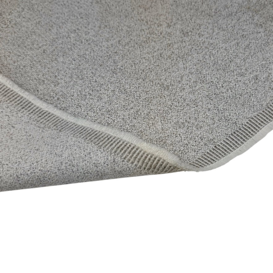 Woven Upholstery Remnant - White/Grey