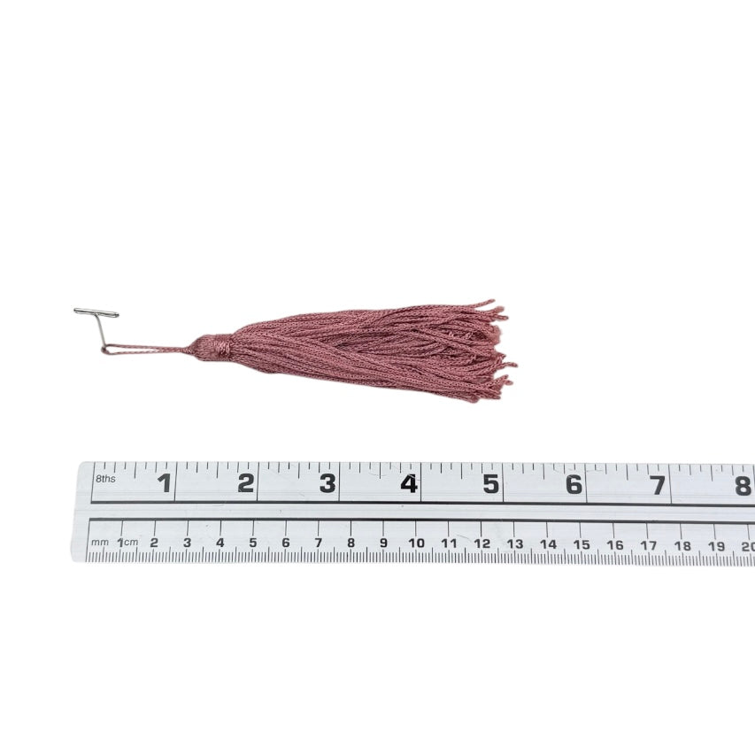 Decorative 4” Tassel - Dusty Rose