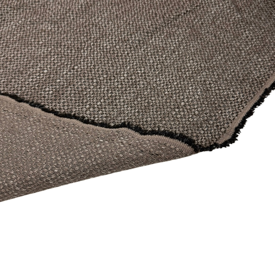 Woven Upholstery Remnant - Taupe/Grey