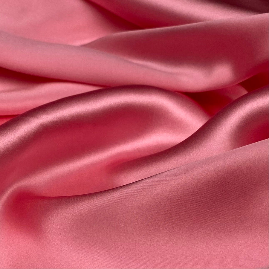 Mulberry Silk Charmeuse Satin - Pink