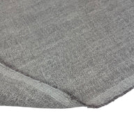 Woven Cotton/Linen Upholstery Remnant - White/Grey
