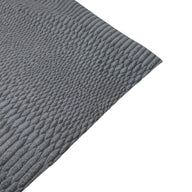 Snake Patterned Polyester Textured Stretch Knit - Grey