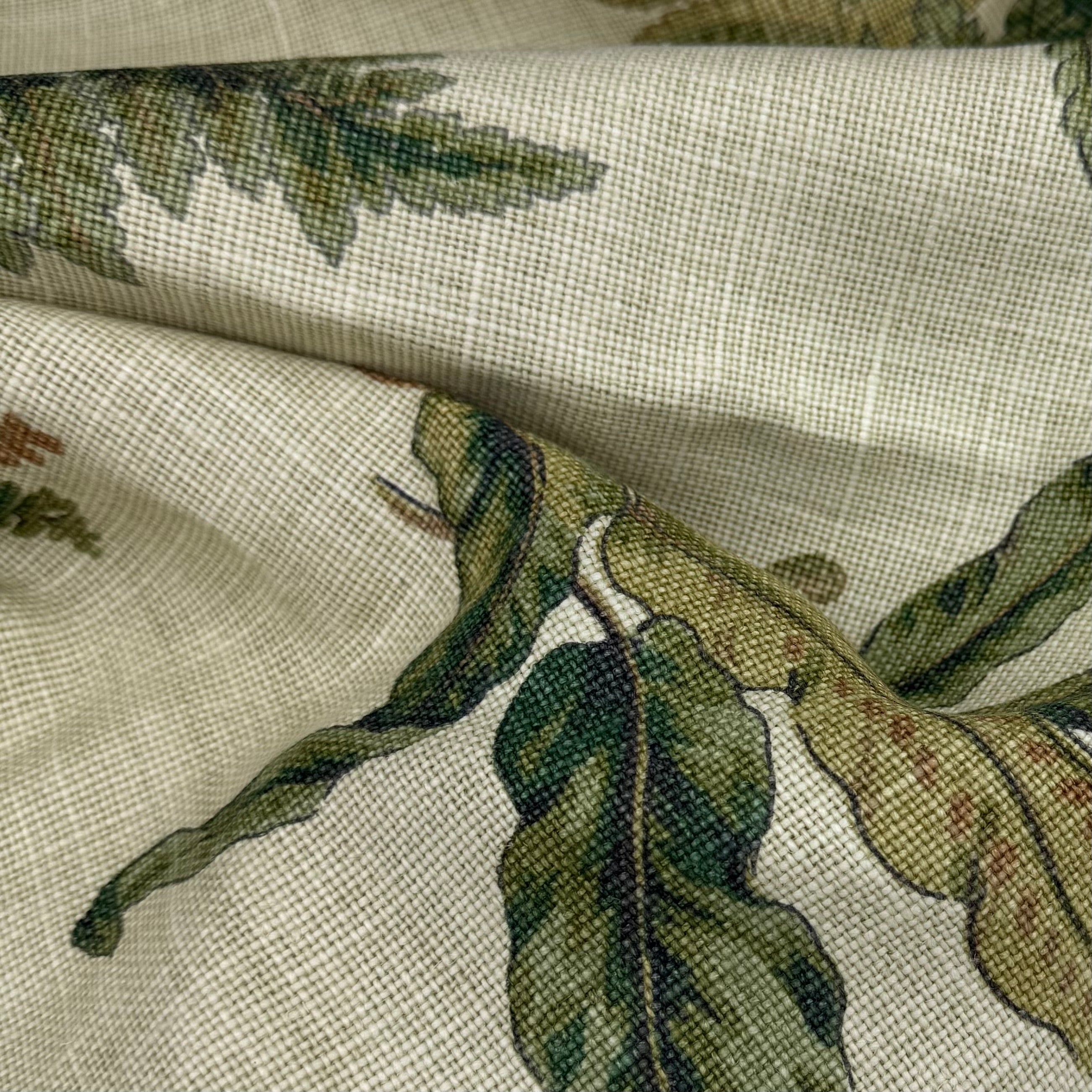 Fern Linen Remnant - David Easton Design for Lee Jofa