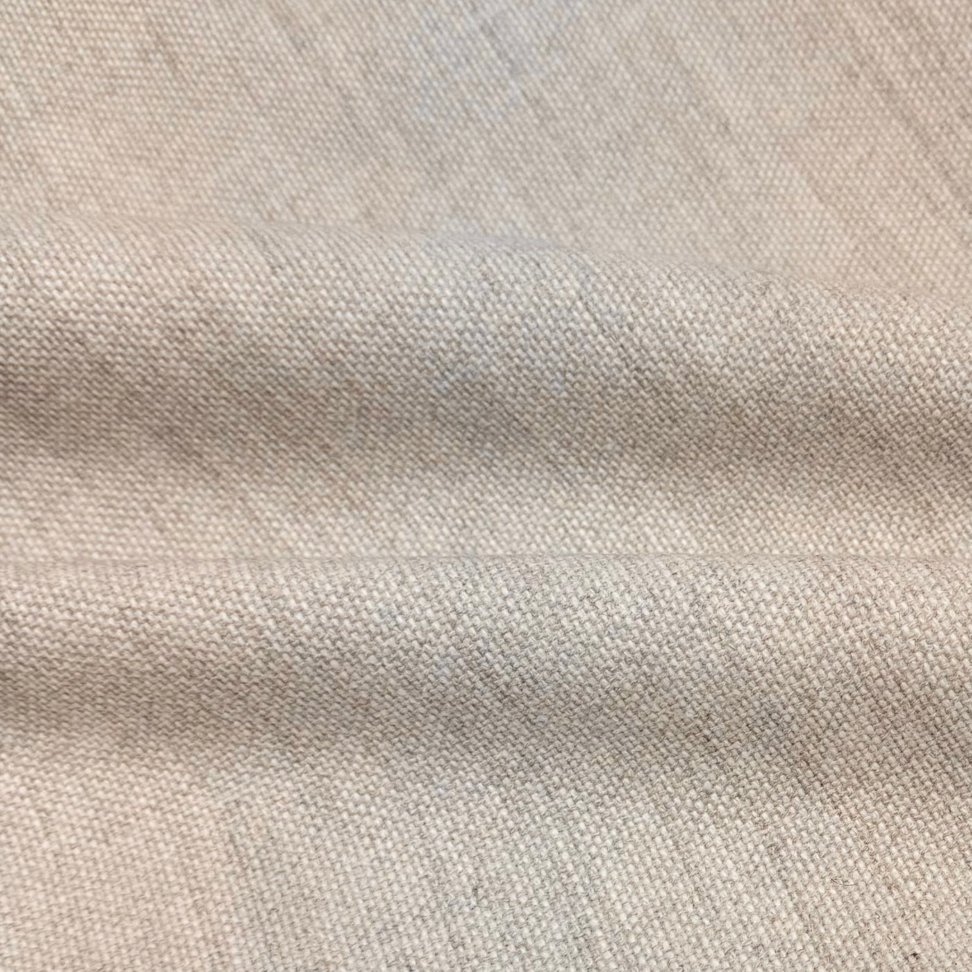 Woven Upholstery Remnant - Heathered Beige