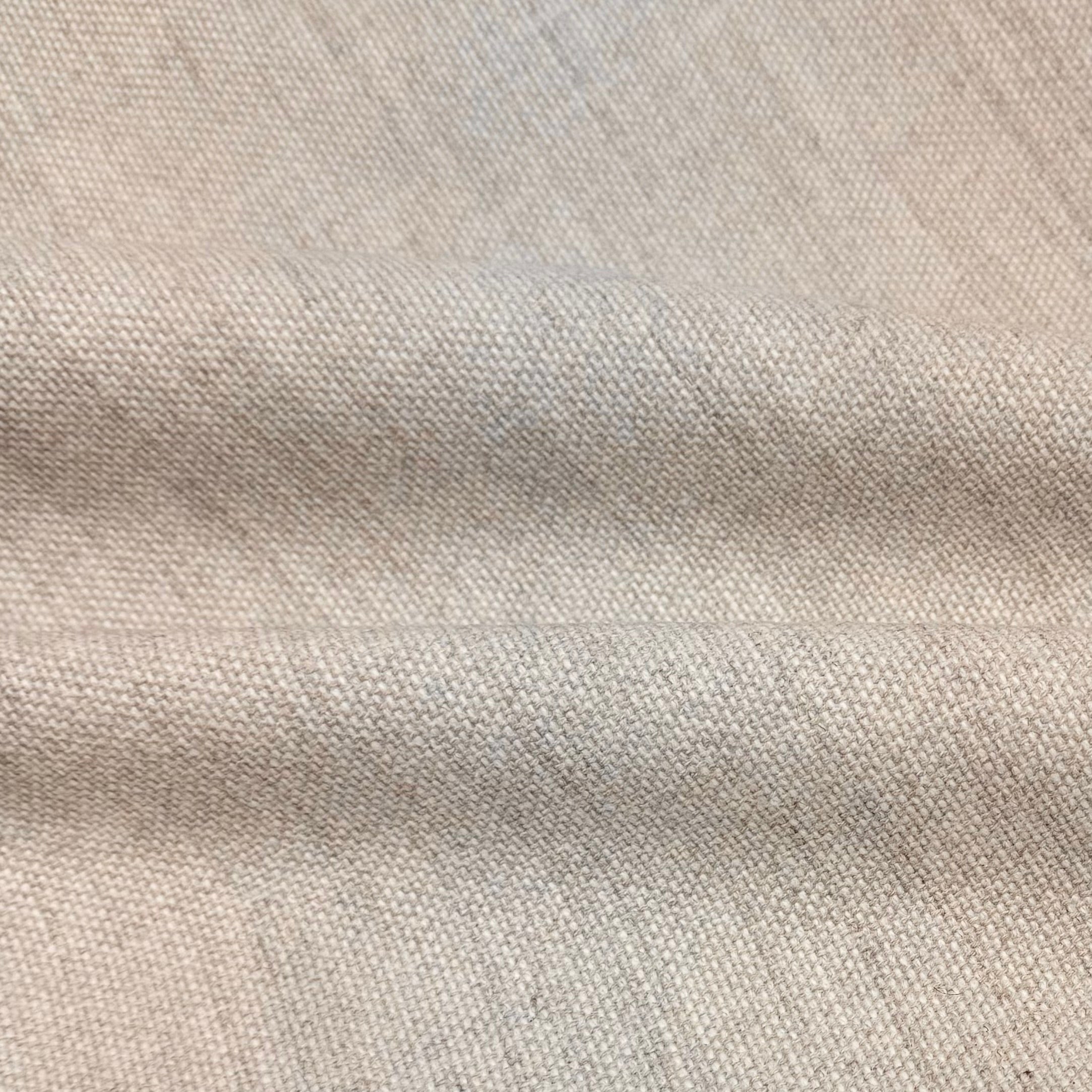 Woven Upholstery Remnant - Heathered Beige