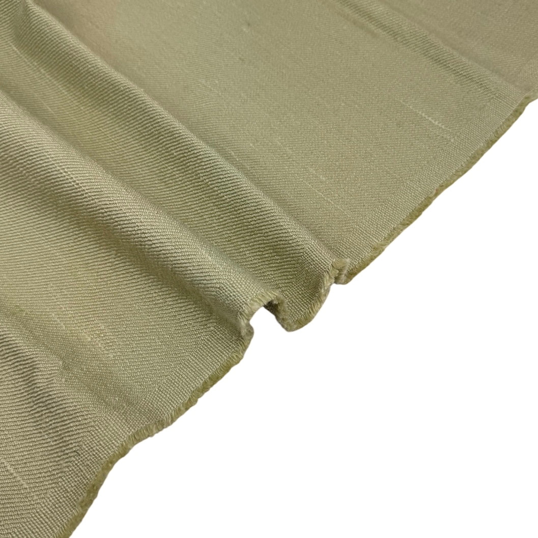 Cotton Upholstery Remnant - Light Green