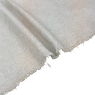 Chenille Upholstery Remnant - Ivory