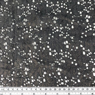 Stretch Floral Corded Lace - Black/Gold