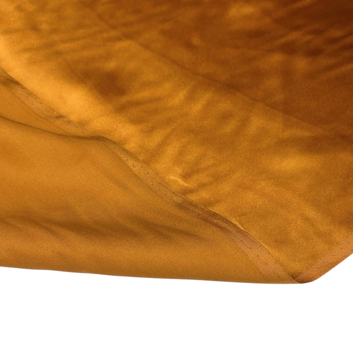 Mulberry Silk Charmeuse Satin - Bronze Gold