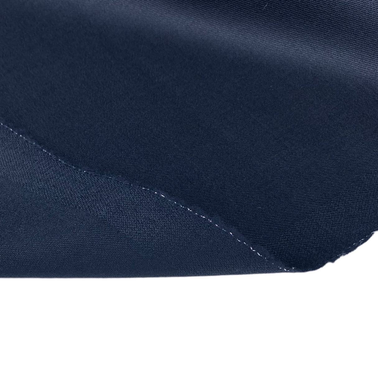 Wool Twill Suiting - Remnant - Navy Blue