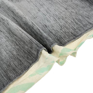 Interfaced Chenille Upholstery Remnant - Grey