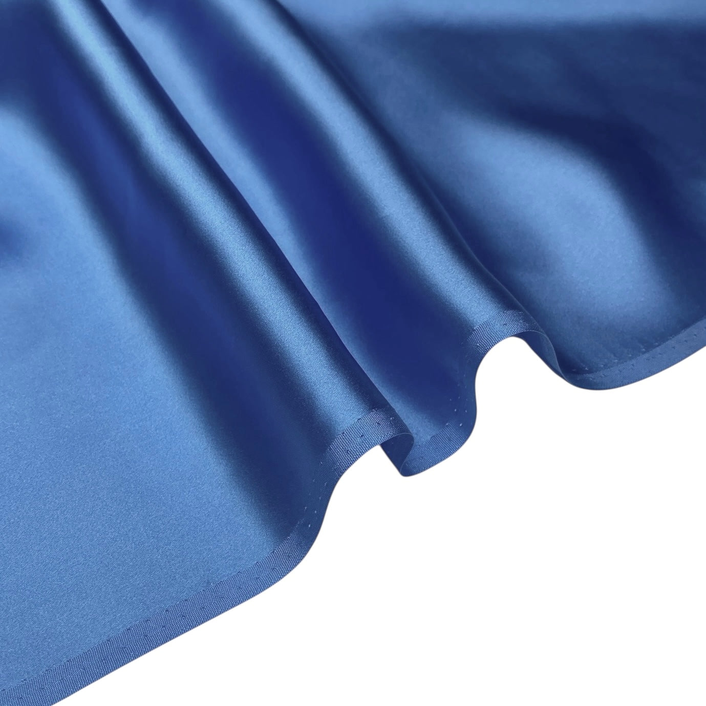 Mulberry Silk Charmeuse Satin - Jay Blue